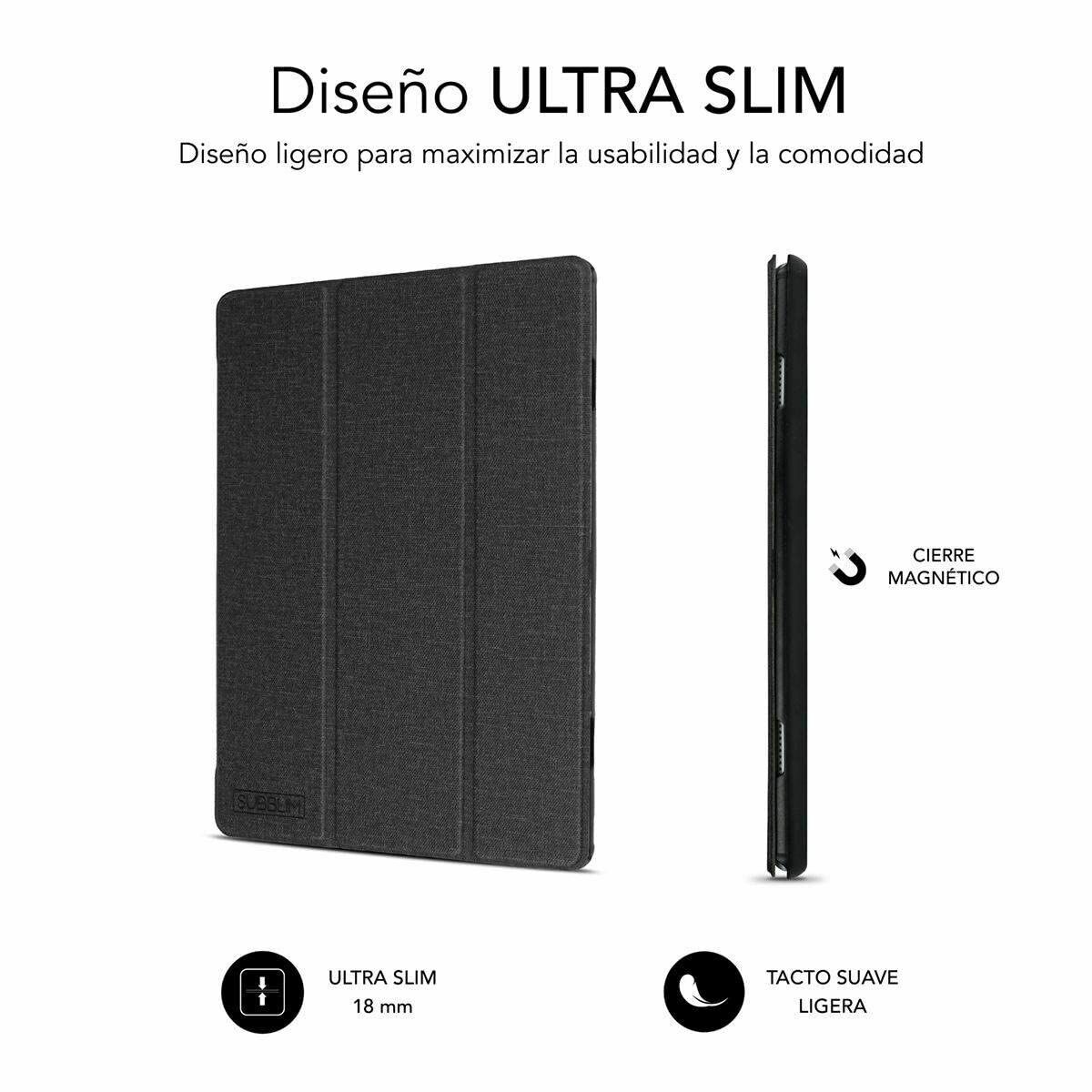 Fodral till Läsplatta Subblim Svart 10,1" (Renoverade A) - 3