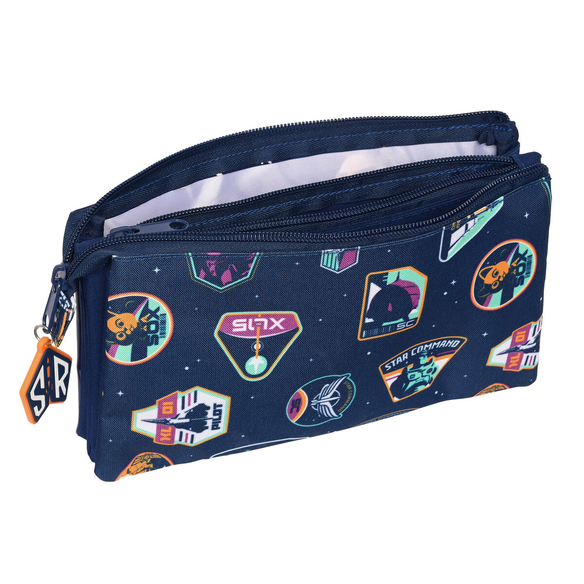 Tredubbel Carry-all Buzz Lightyear Marinblå (22 x 12 x 3 cm) - 3