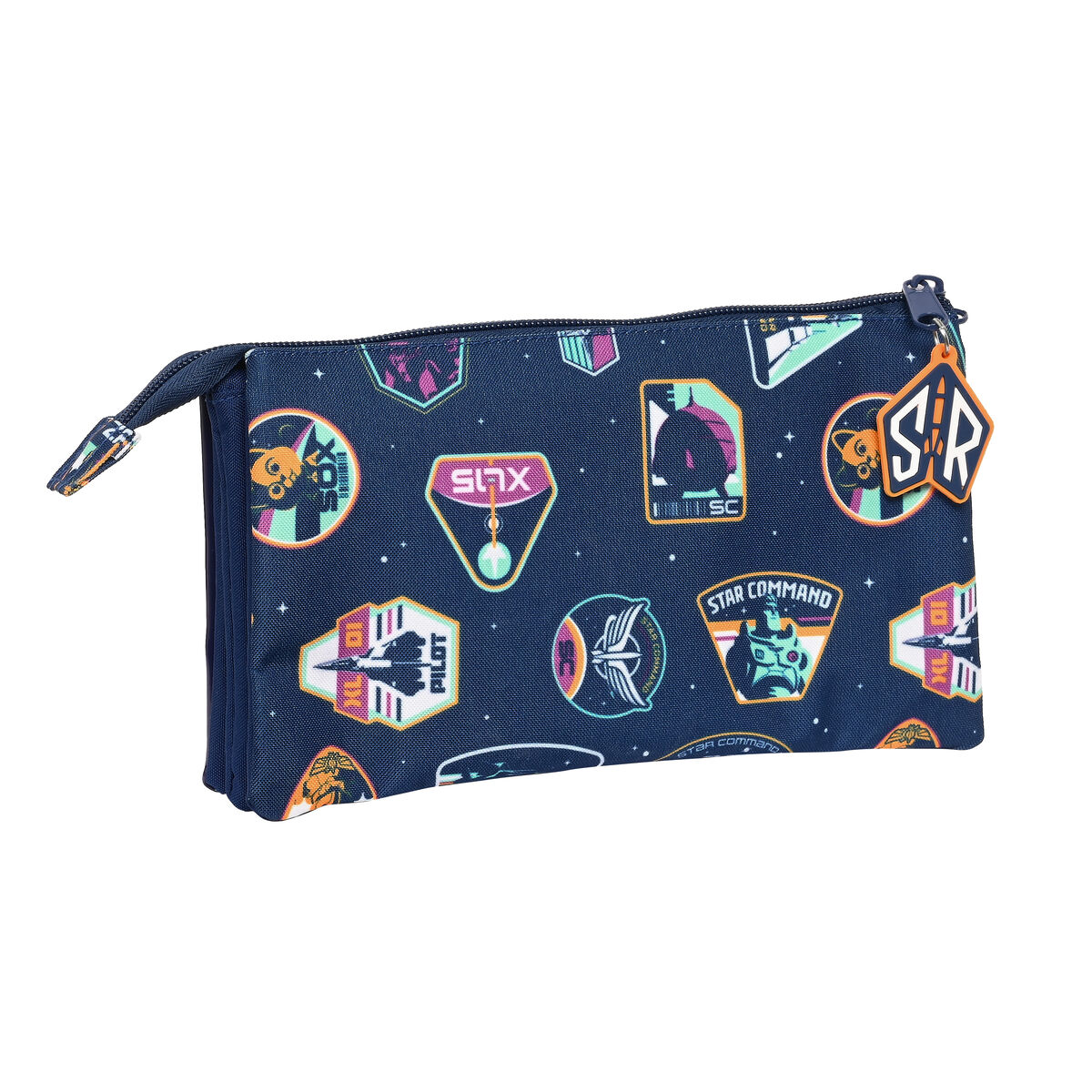 Tredubbel Carry-all Buzz Lightyear Marinblå (22 x 12 x 3 cm) - 6