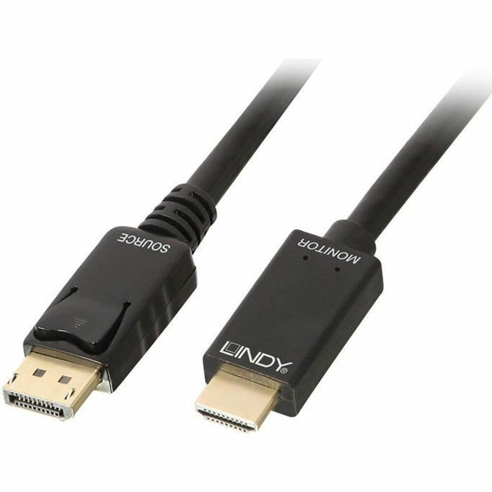 DisplayPort till HDMI Adapter LINDY 2 m Svart