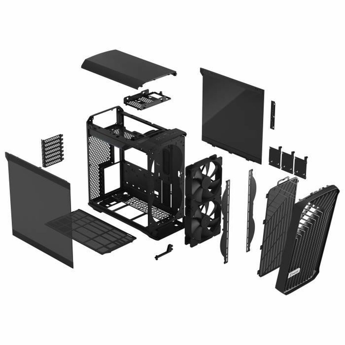 ATX Semitorn Fractal FD-C-TOR1C-01 Vit Svart - 2