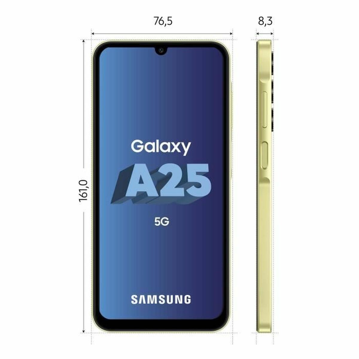 Smartphone Samsung Galaxy A25 5G 6,1" Octa Core 128 GB Gul - 3
