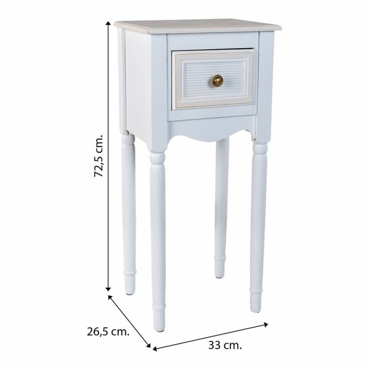 Nattduksbord Alexandra House Living 26 x 72 x 33 cm - 8