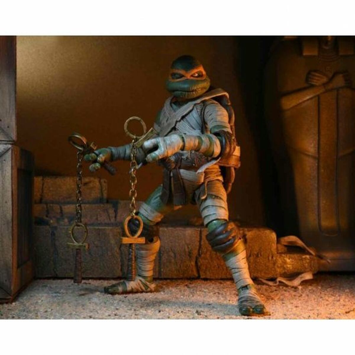 Actionfigurer Neca Michelangelo Mummy Modern - 3