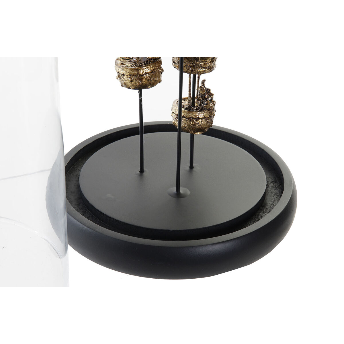 Prydnadsfigur DKD Home Decor Svart Gyllene 14 x 14 x 22 cm - 9