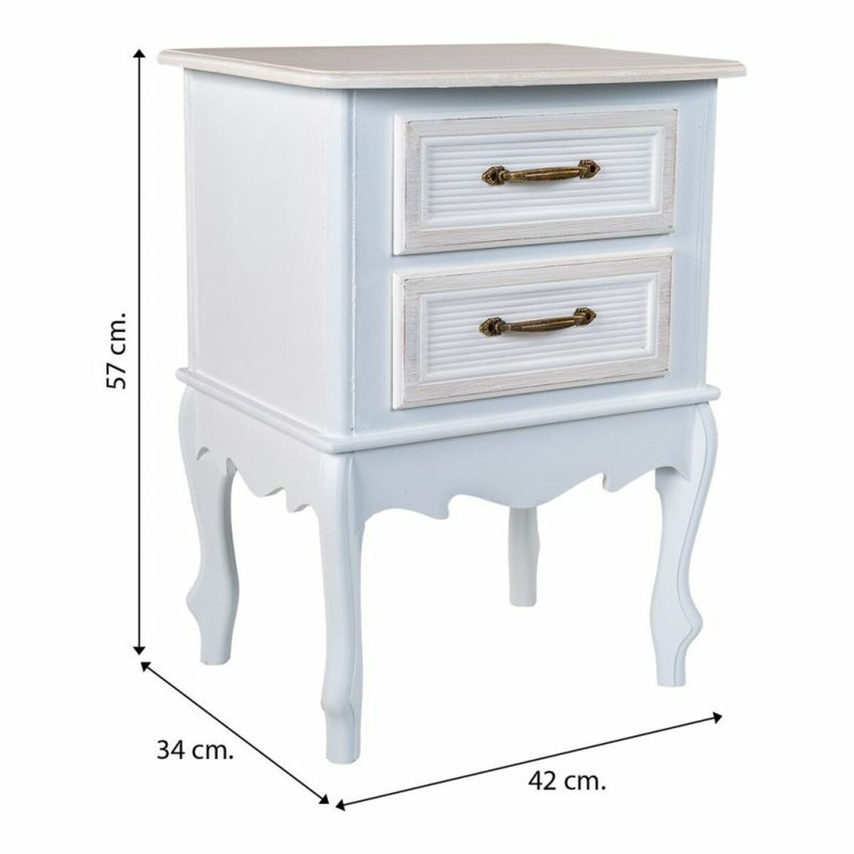 Nattduksbord Alexandra House Living 34 x 57 x 42 cm - 7