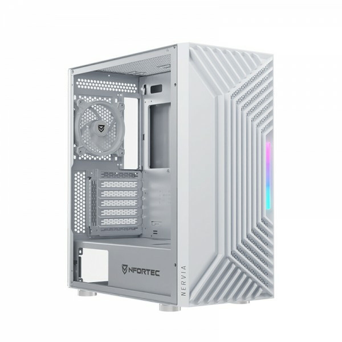 ATX Semitorn Nfortec NF-CS-NERVIA-W Vit - 4