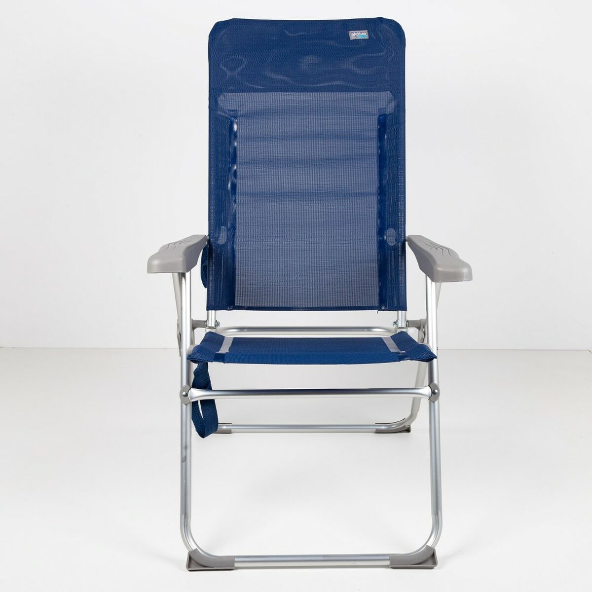 Strandstol Aktive Slim Hopfällbar Marinblå 47 x 107 x 66 cm (4 antal) - 6