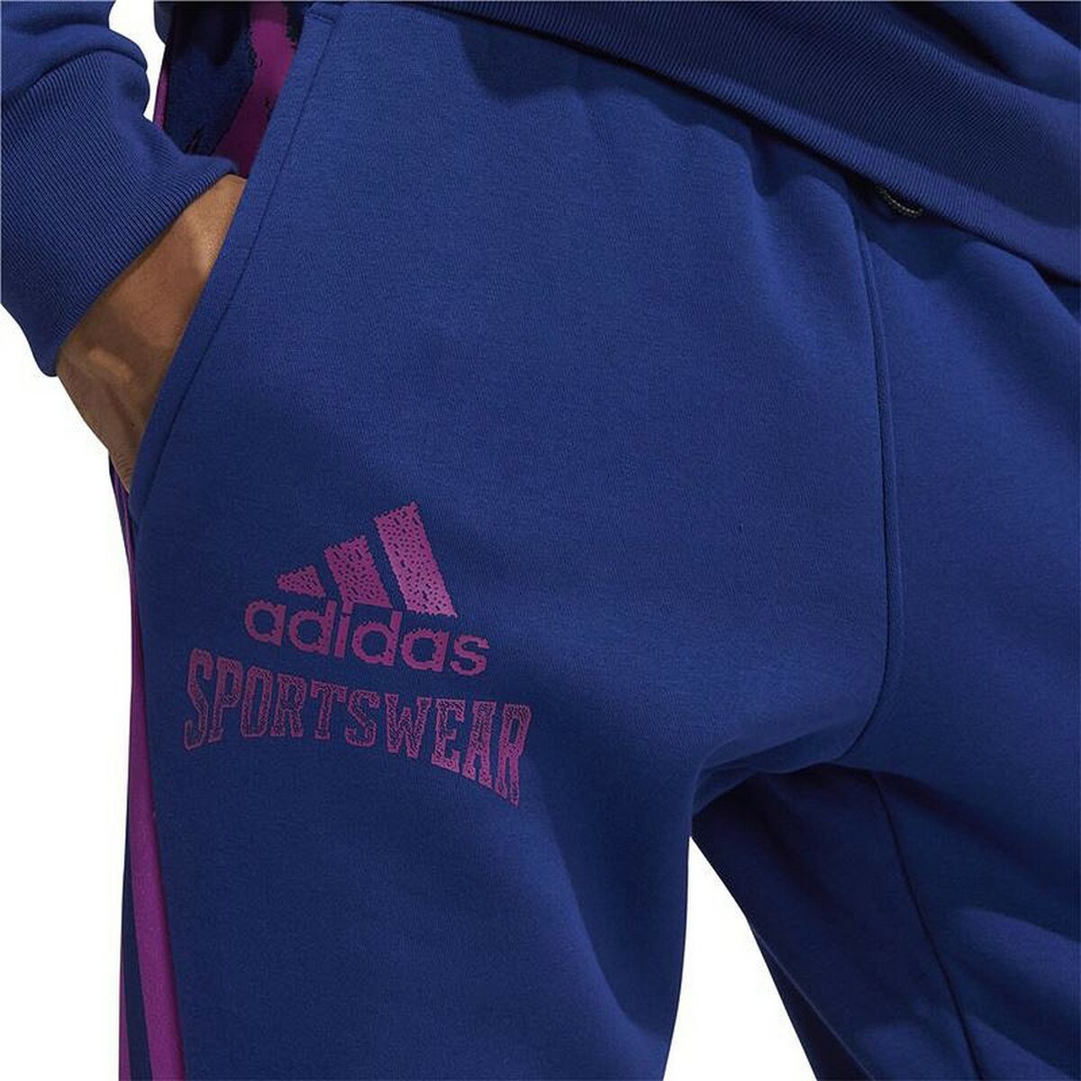 Långa träningsbyxor Adidas Reverse Retro Future Icons Blå Män - 3