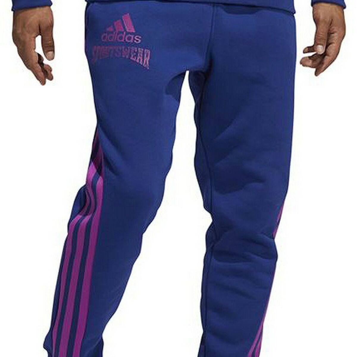 Långa träningsbyxor Adidas Reverse Retro Future Icons Blå Män - 5