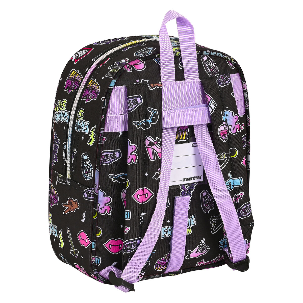 Skolryggsäck Monster High Creep Svart 22 x 27 x 10 cm - 2