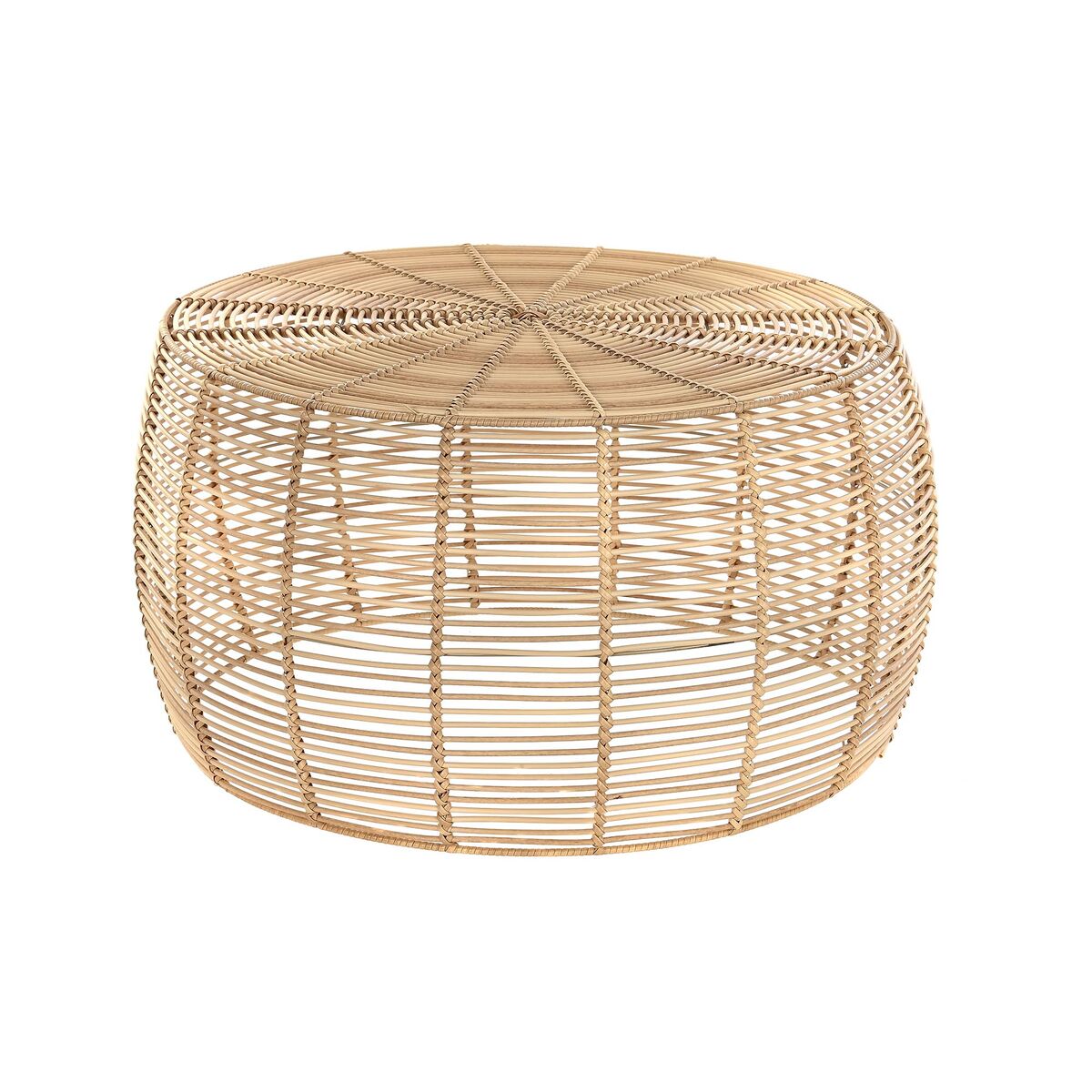 Soffbord DKD Home Decor Naturell Metall polypropen 70 x 70 x 38 cm