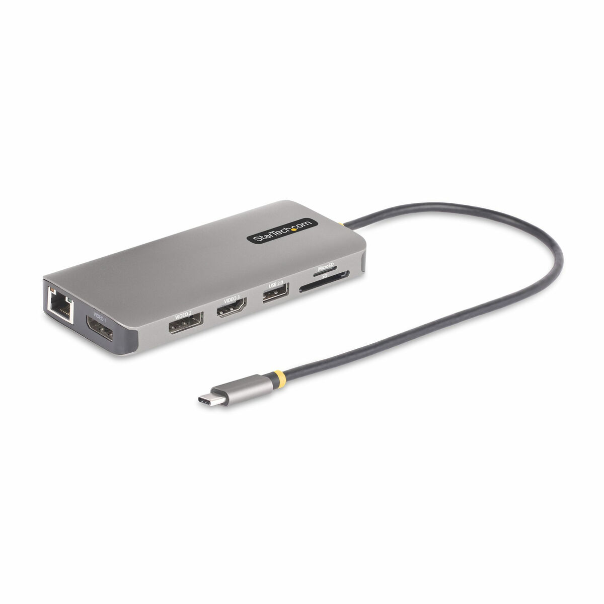 USB-HUB Startech 154B-USBC-MULTIPORT Grå 100 W - 2