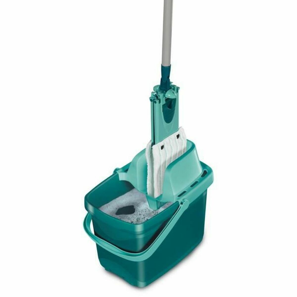 Mop with Bucket Leifheit Combi Clean M Grön Metall Plast - 6