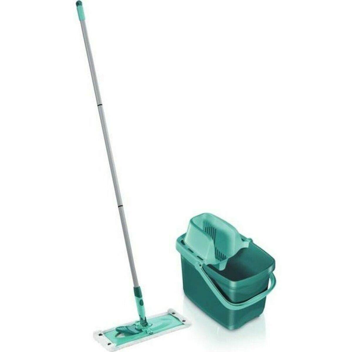 Mop with Bucket Leifheit Combi Clean M Grön Metall Plast - 3