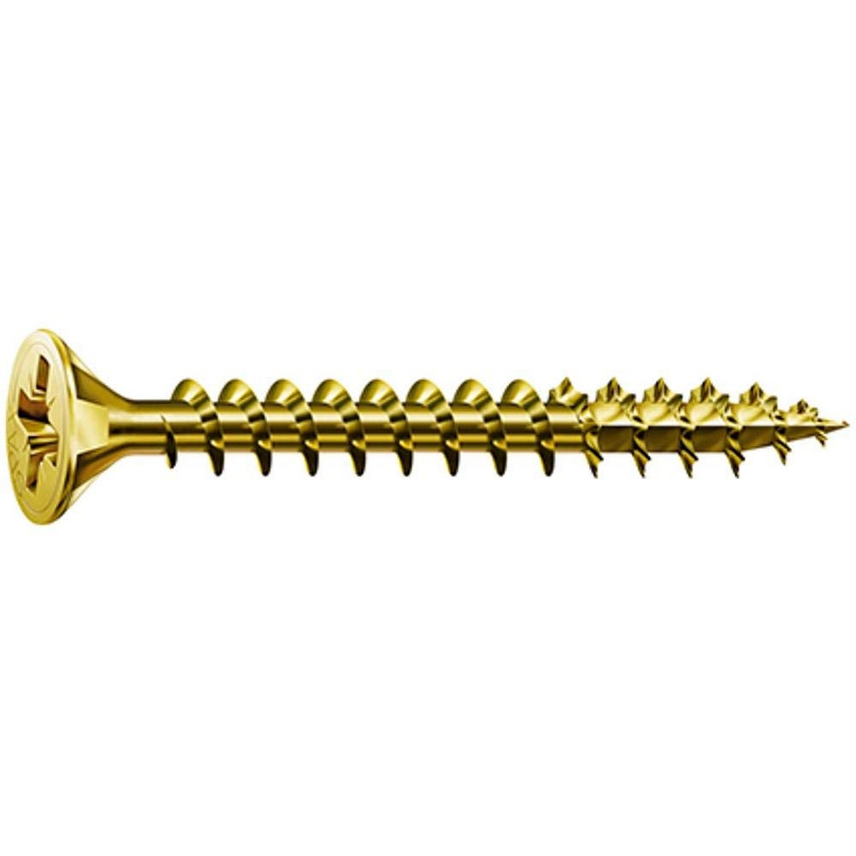 Låda med skruvar SPAX Yellox Trä Platt huvud 100 Delar (3 x 16 mm)