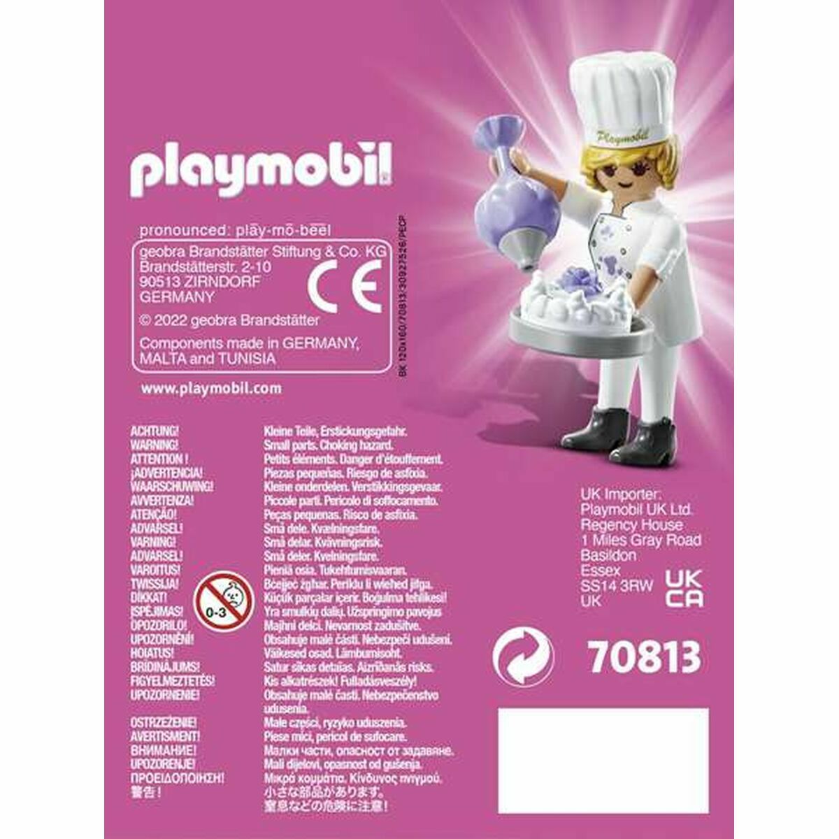 Ledad figur Playmobil Playmo-Friends 70813 Pastry Chef (5 pcs) - 6