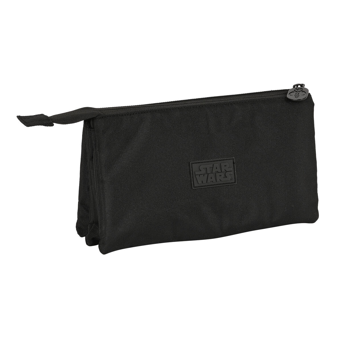 Tredubbel Carry-all The Mandalorian Svart (22 x 12 x 3 cm) - 5