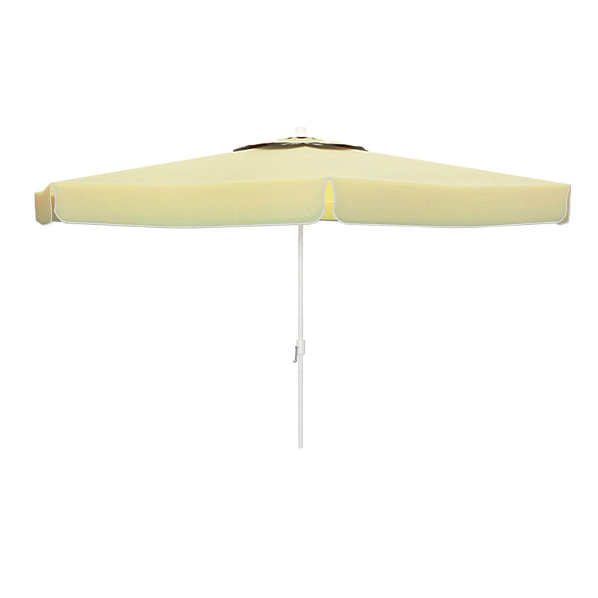 Marbueno Aluminium Parasoll 8 Spokes D270 cm Polyester Vit Trädgård, Pool och Terrass 10182 - 6