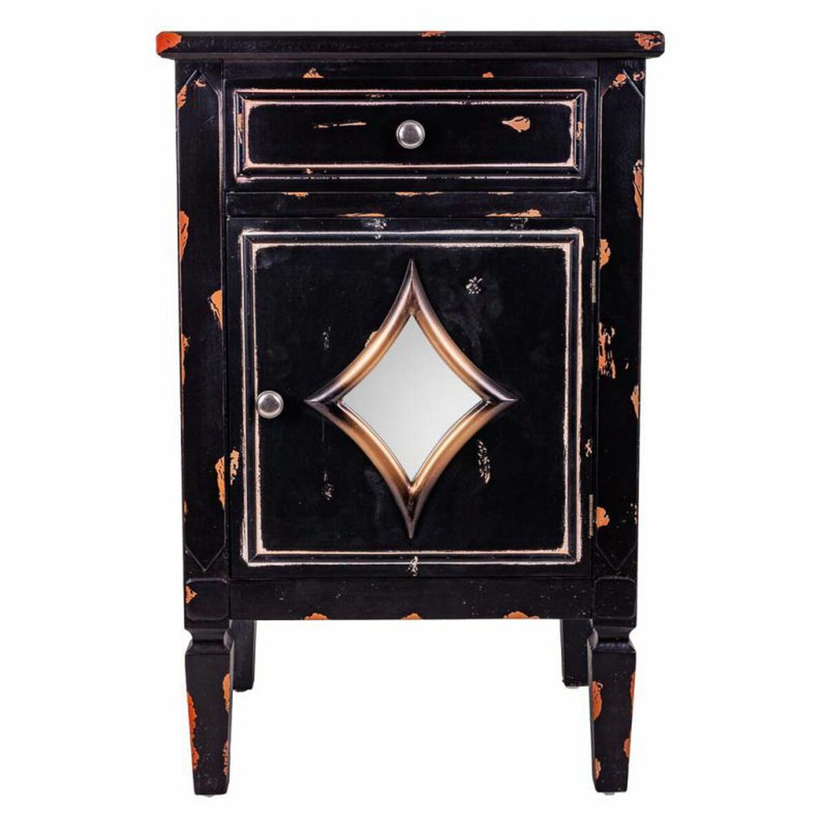 Nattduksbord Alexandra House Living Svart 36 x 76 x 48 cm - 3