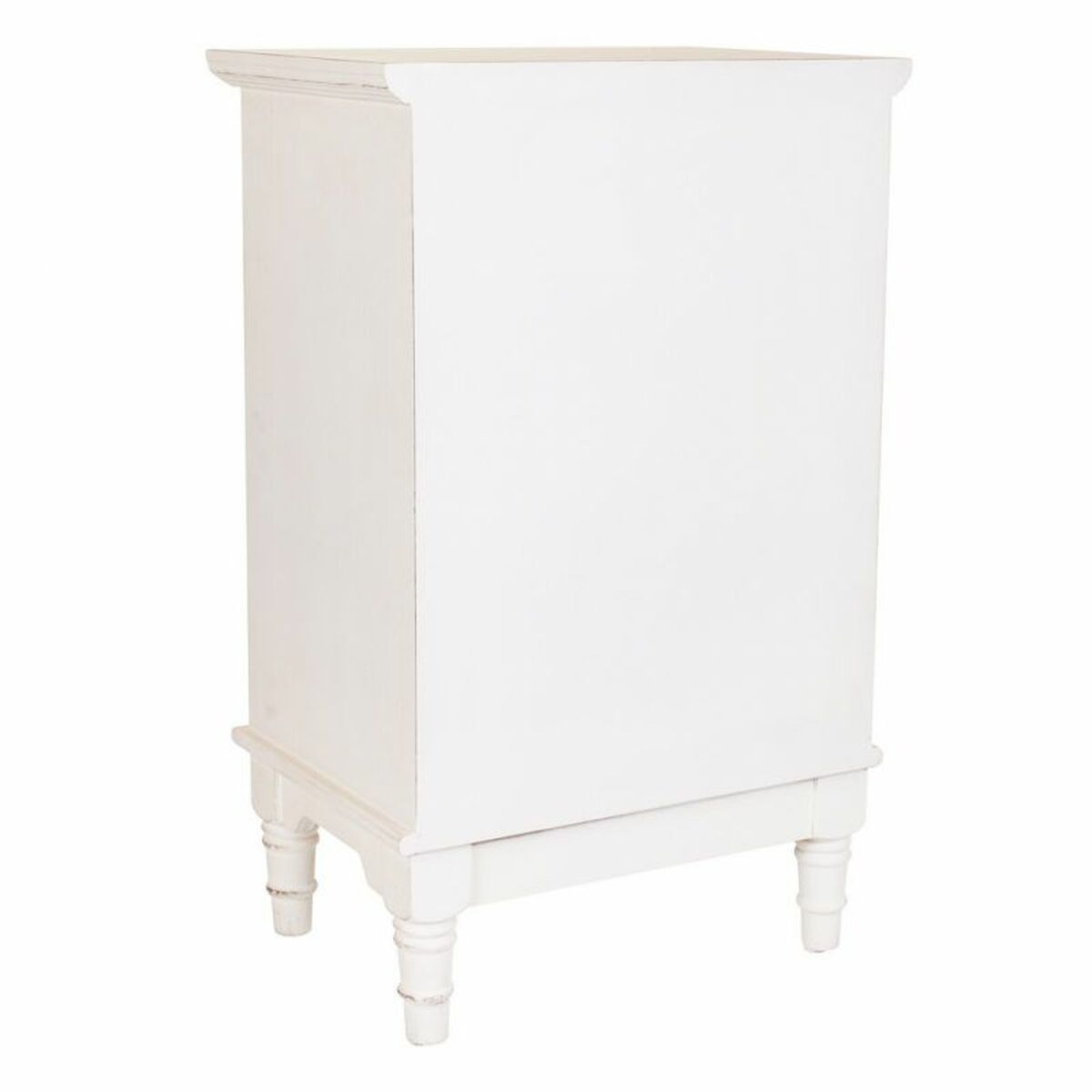 Nattduksbord Alexandra House Living Vit 32 x 74 x 46 cm - 5