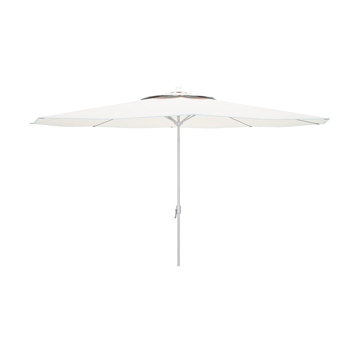 Marbueno Parasoll Stål 8 Ribbor D270 cm Polyester Vit Trädgård, Pool och Terrass 10187