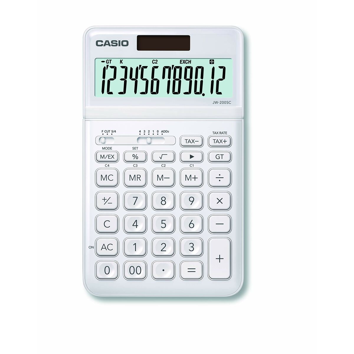 Kalkylator Casio JW-200SC-WE Vit Plast - 2