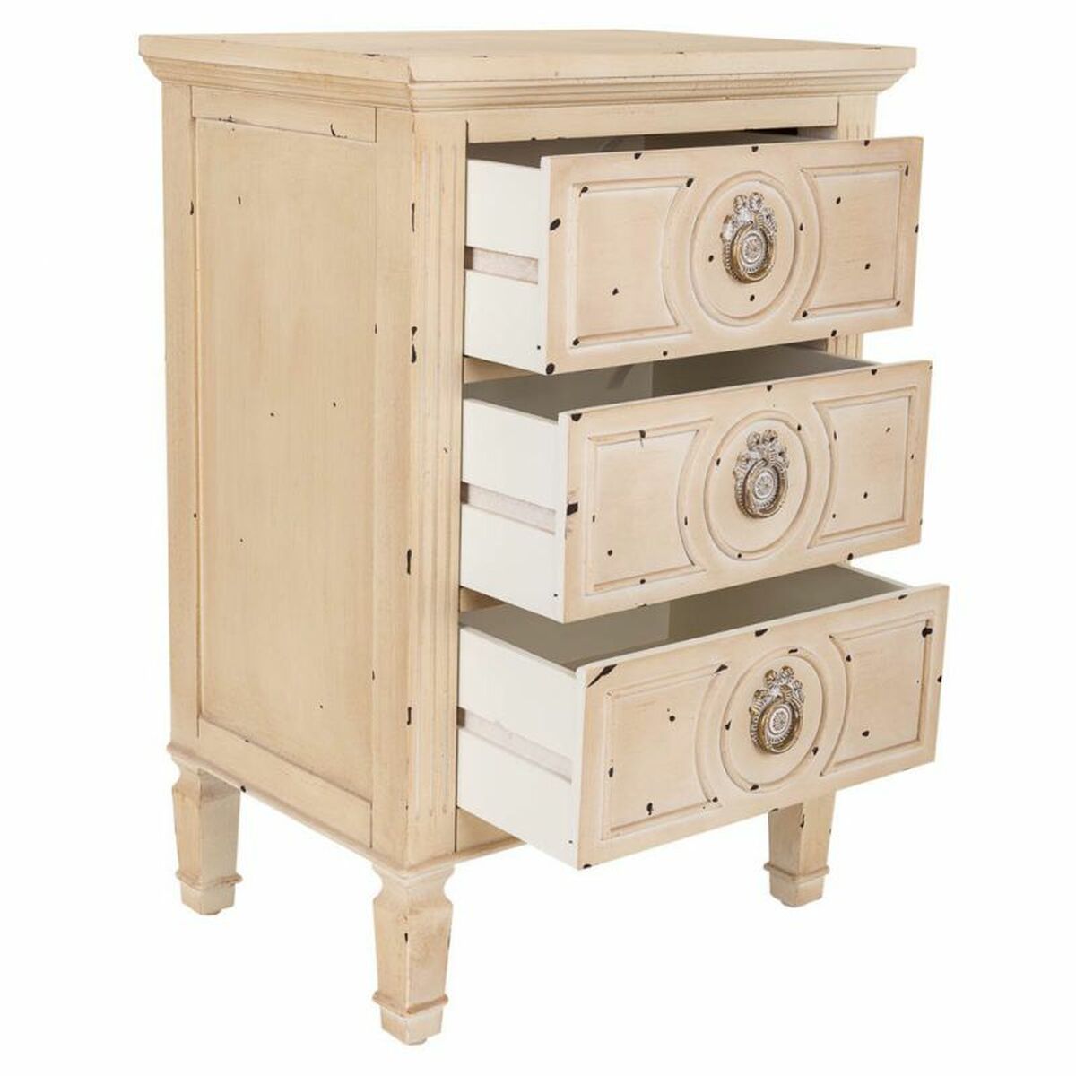 Nattduksbord Alexandra House Living Beige 32 x 67 x 46 cm - 3