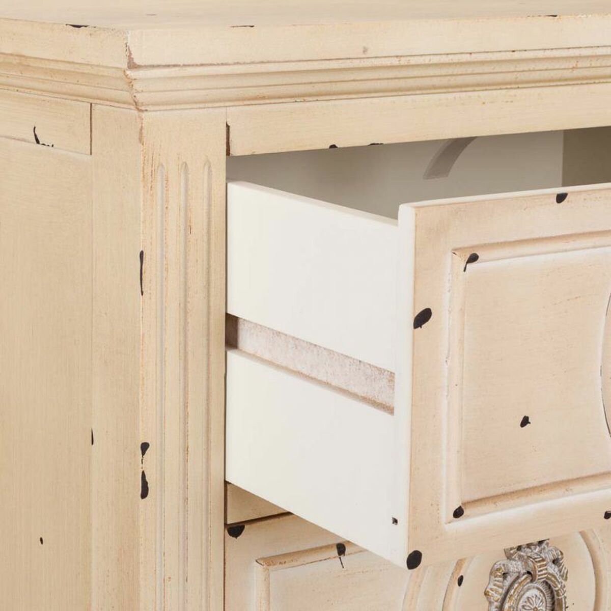Nattduksbord Alexandra House Living Beige 32 x 67 x 46 cm - 5
