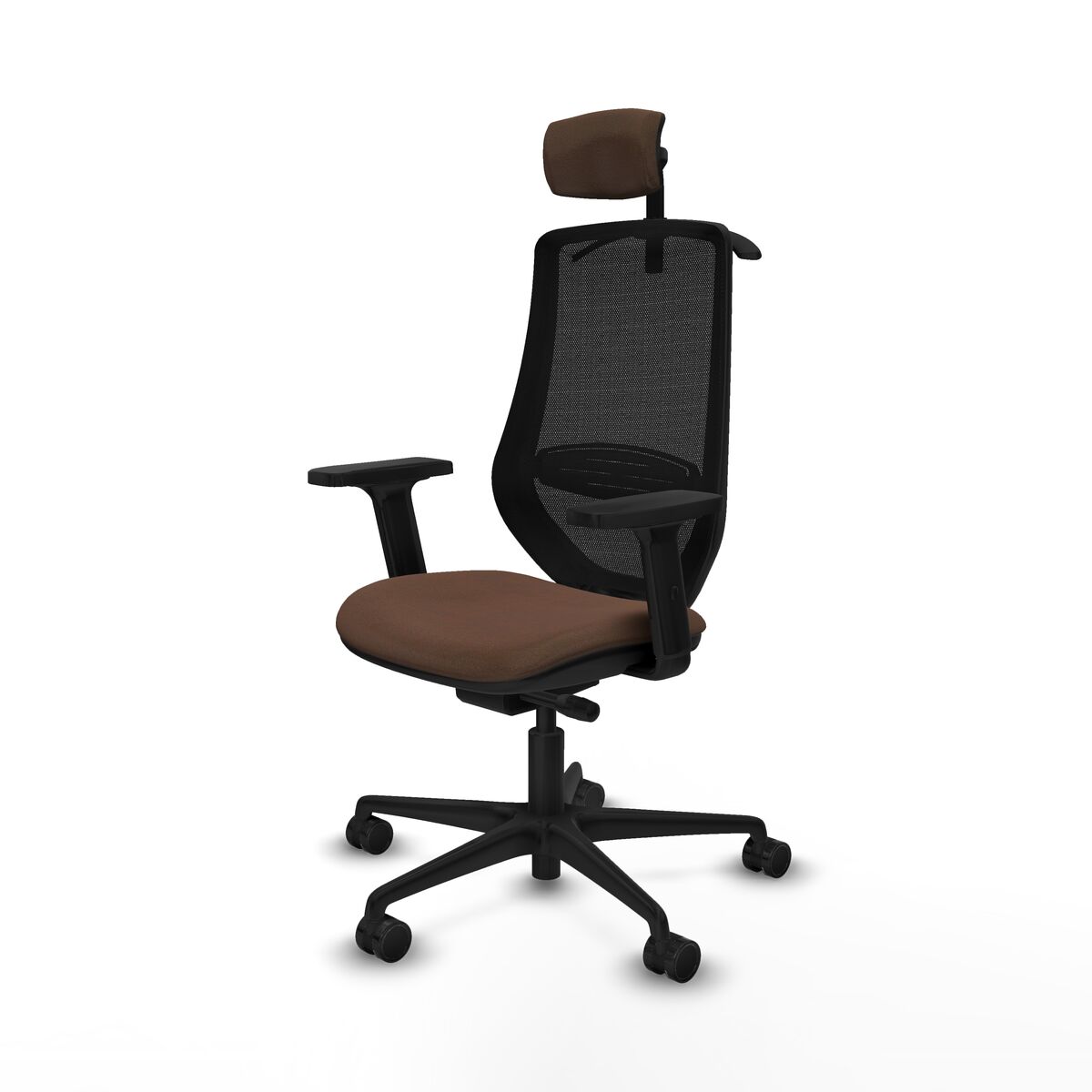 Kontorsstol Mardos traslack bali Piqueras y Crespo D036N2H Svart Mörkbrun - 2