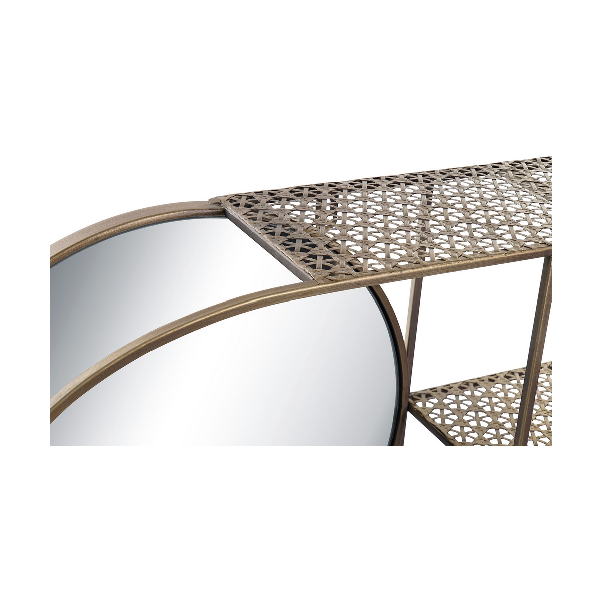Väggspegel DKD Home Decor Gyllene Modern 80 x 13 x 35 cm - 5
