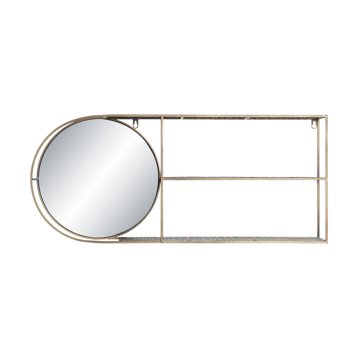Väggspegel DKD Home Decor Gyllene Modern 80 x 13 x 35 cm