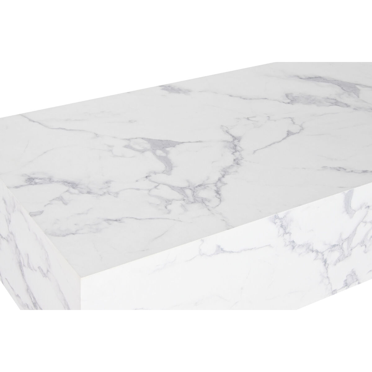 Soffbord Home ESPRIT Vit Trä MDF 120 x 60 x 35 cm - 2