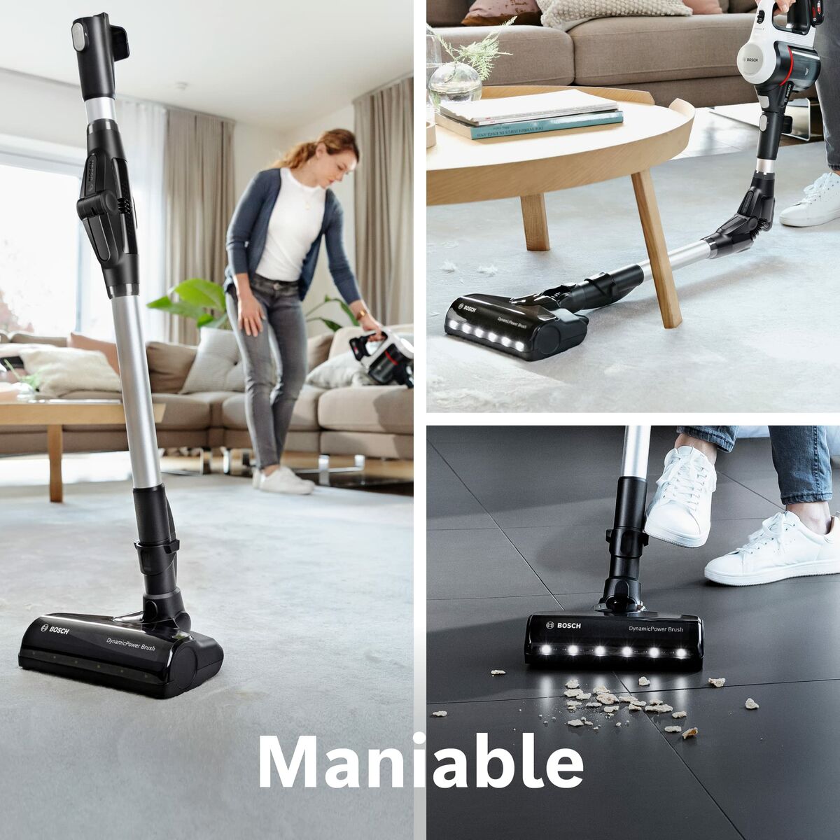Dammsugarborste BOSCH BBS711W Vit Svart - 12