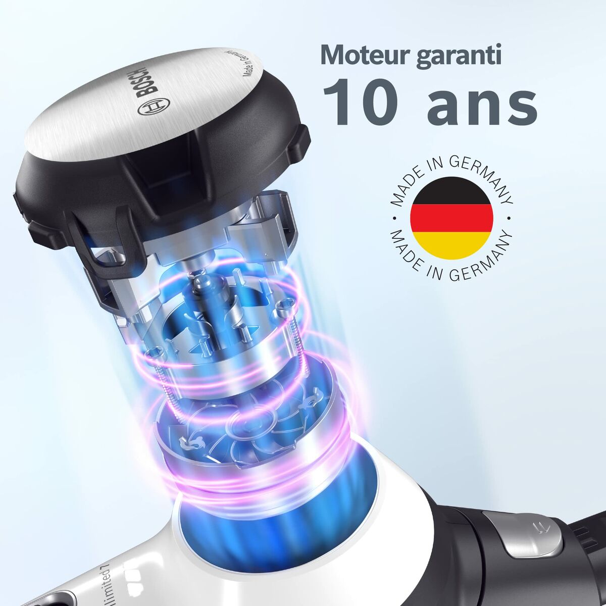 Dammsugarborste BOSCH BBS711W Vit Svart - 14