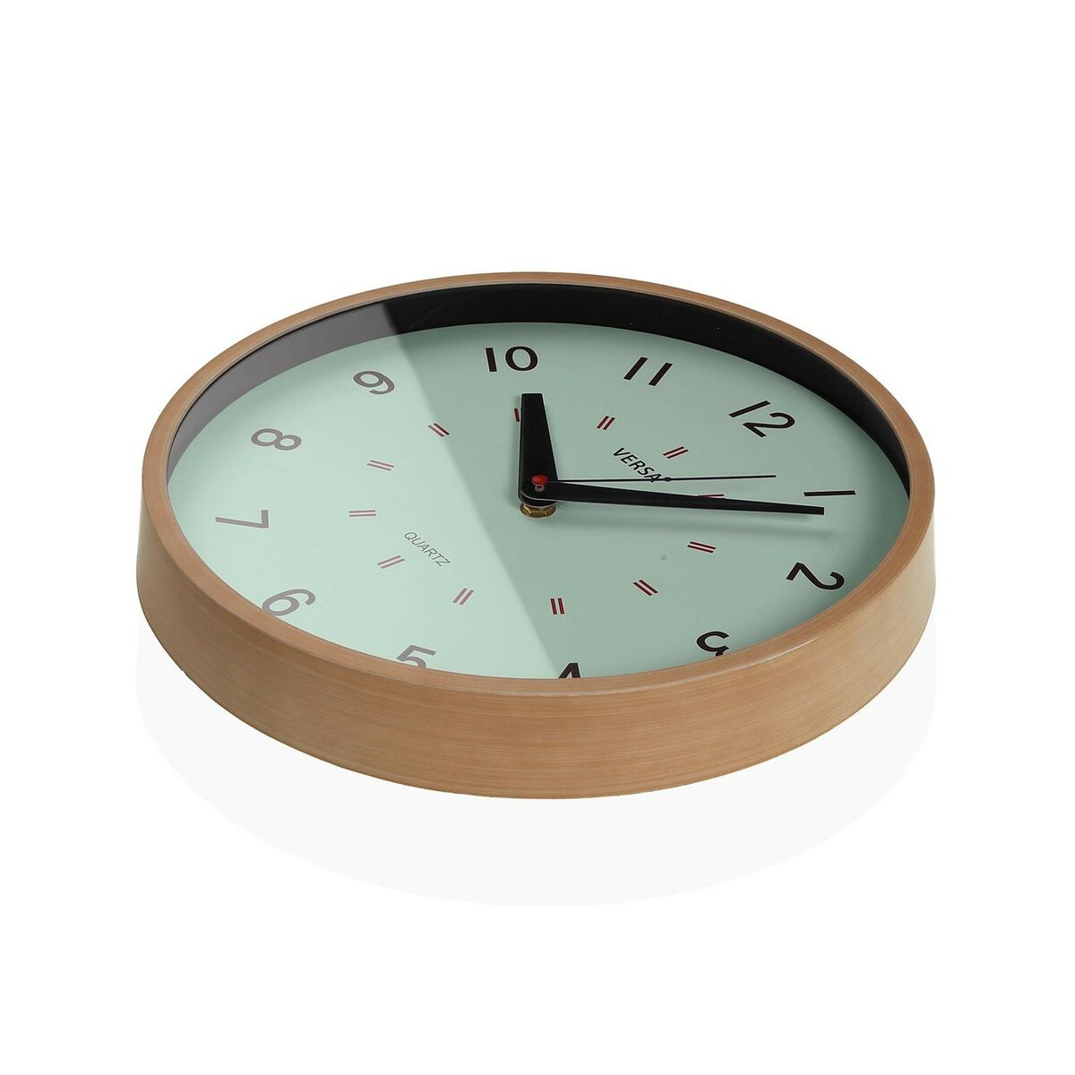 Väggklocka Versa Grön Plast 4 x 30 x 30 cm - 2