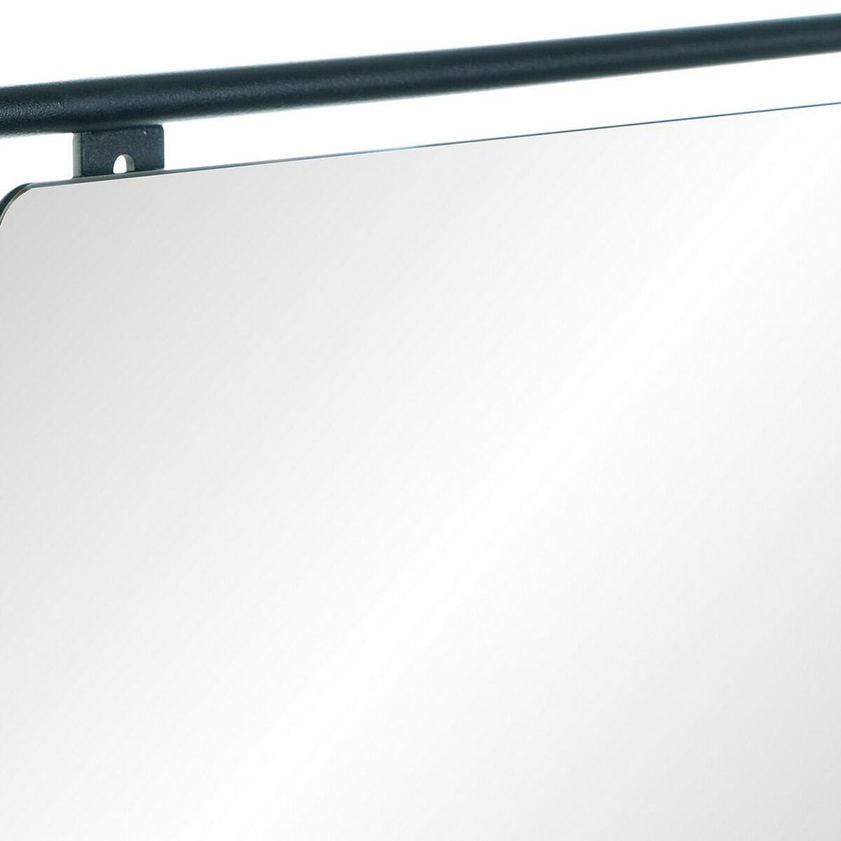 Väggmonterad rockhängare DKD Home Decor Svart Metall Loft 40 x 9 x 72 cm (1 antal) - 5