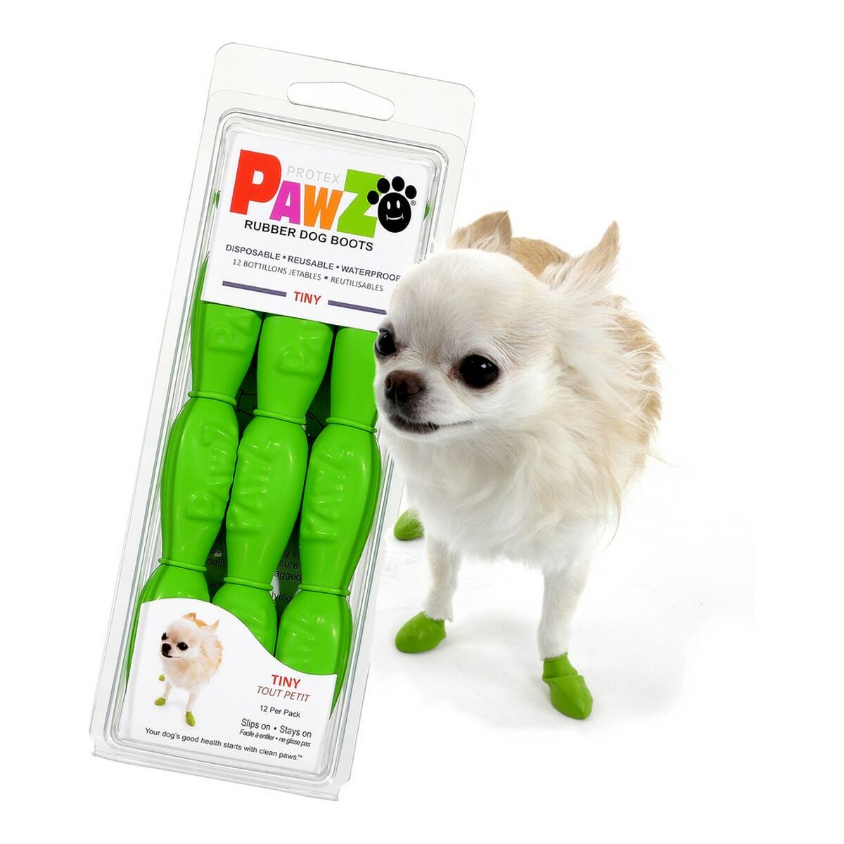 Skor Pawz Hund 12 antal Grön - 4