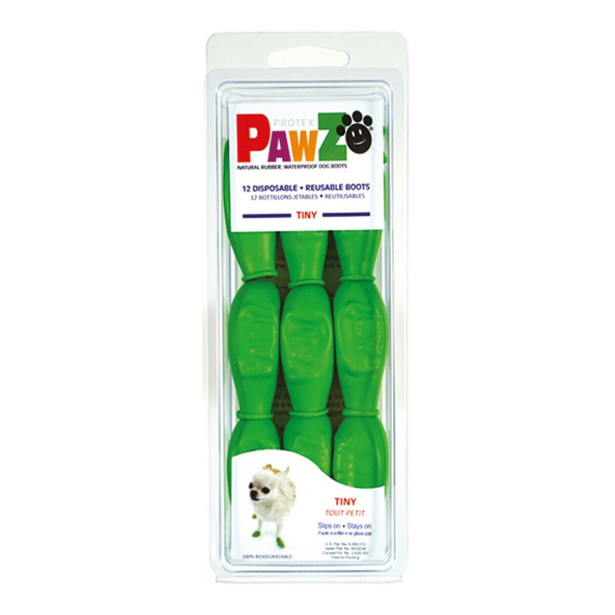 Skor Pawz Hund 12 antal Grön - 3