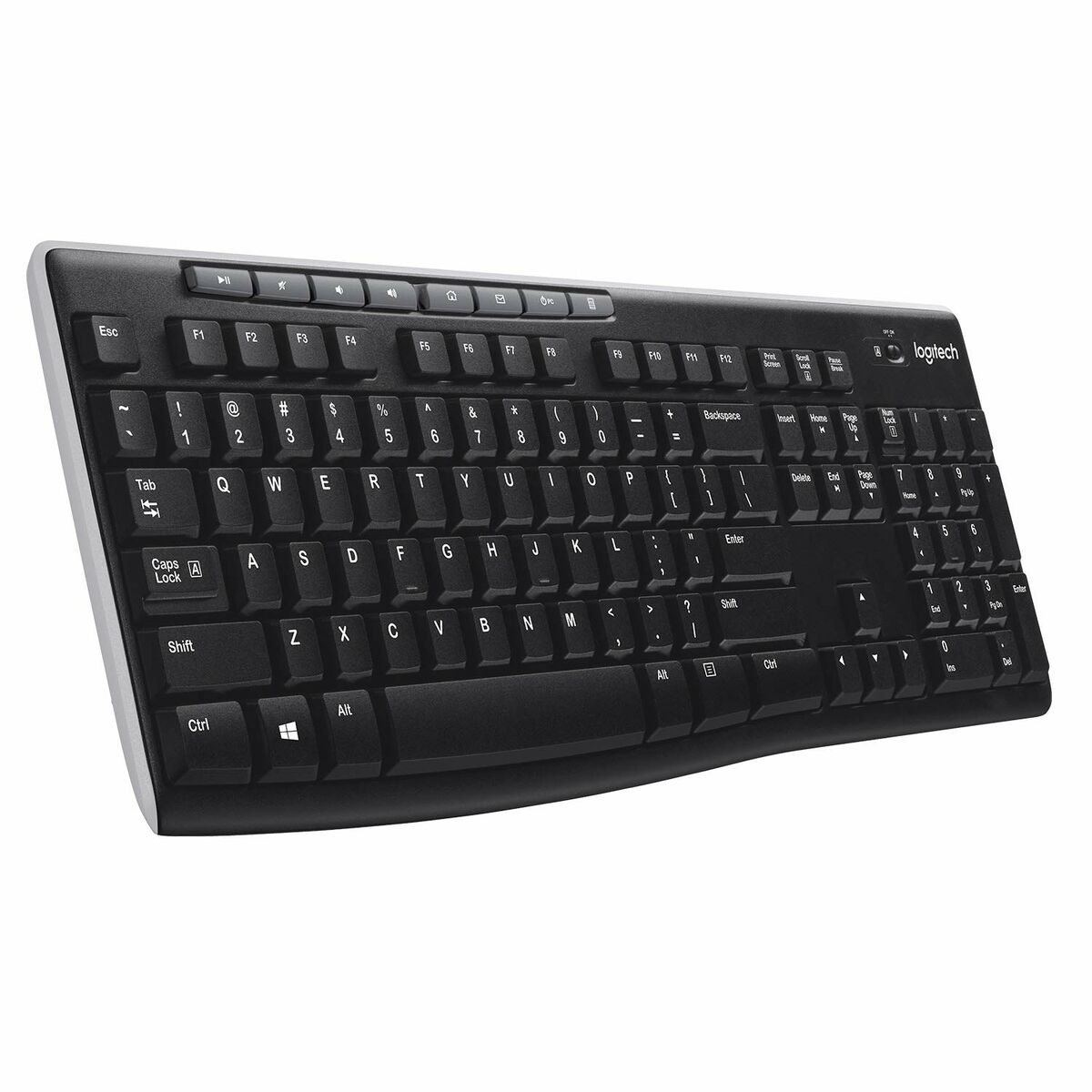 Trådlöst Tangentbord Logitech K270 Svart Qwerty Spanska 2.4 GHz - 2