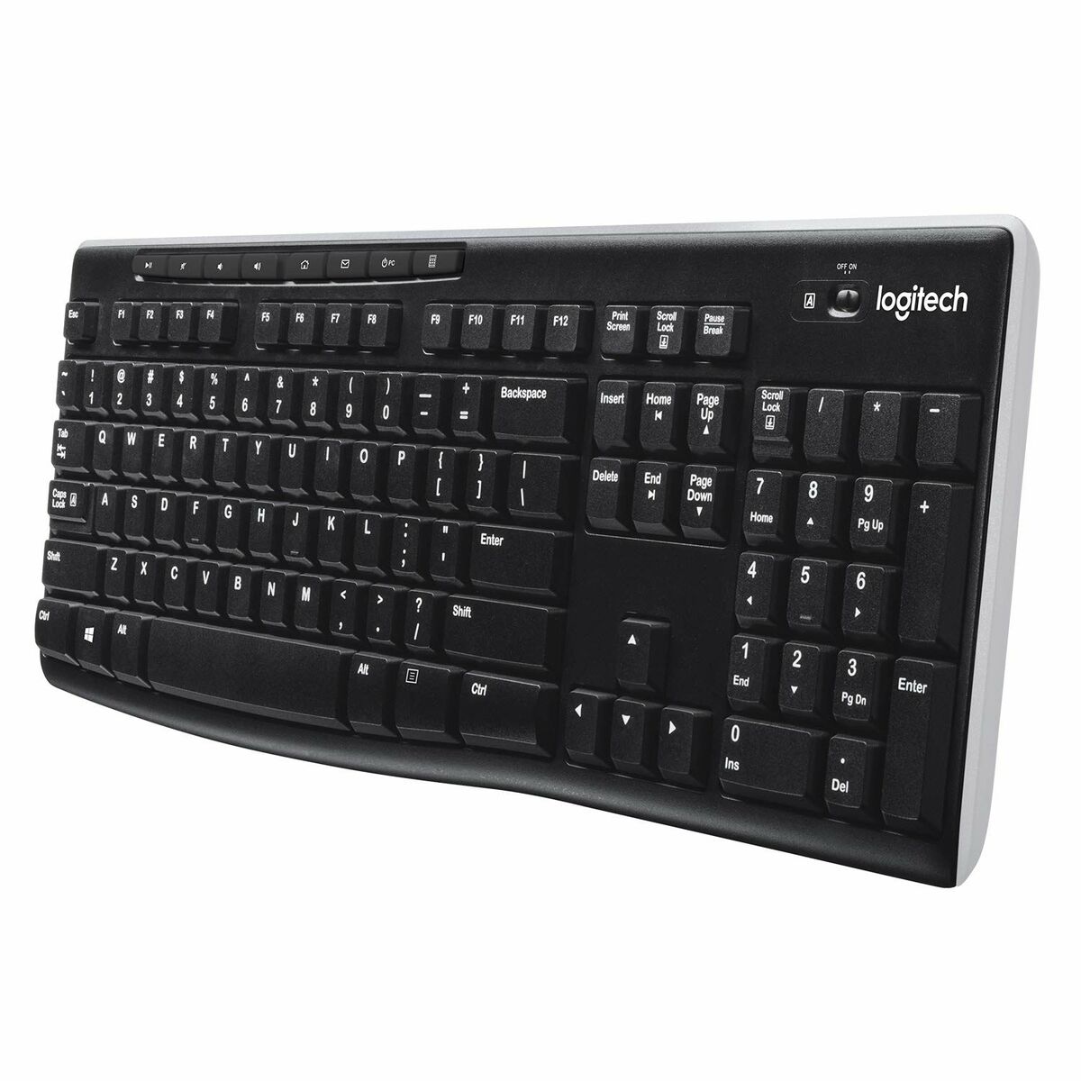 Trådlöst Tangentbord Logitech K270 Svart Qwerty Spanska 2.4 GHz - 4