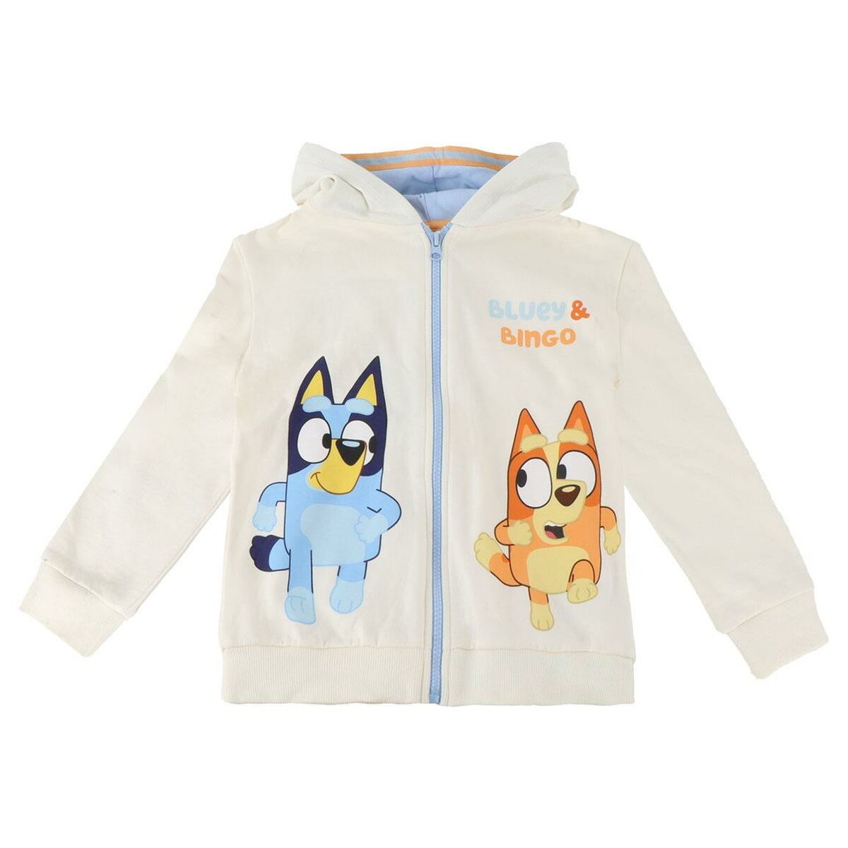 Tröja med huva Unisex Bluey Mörkblå