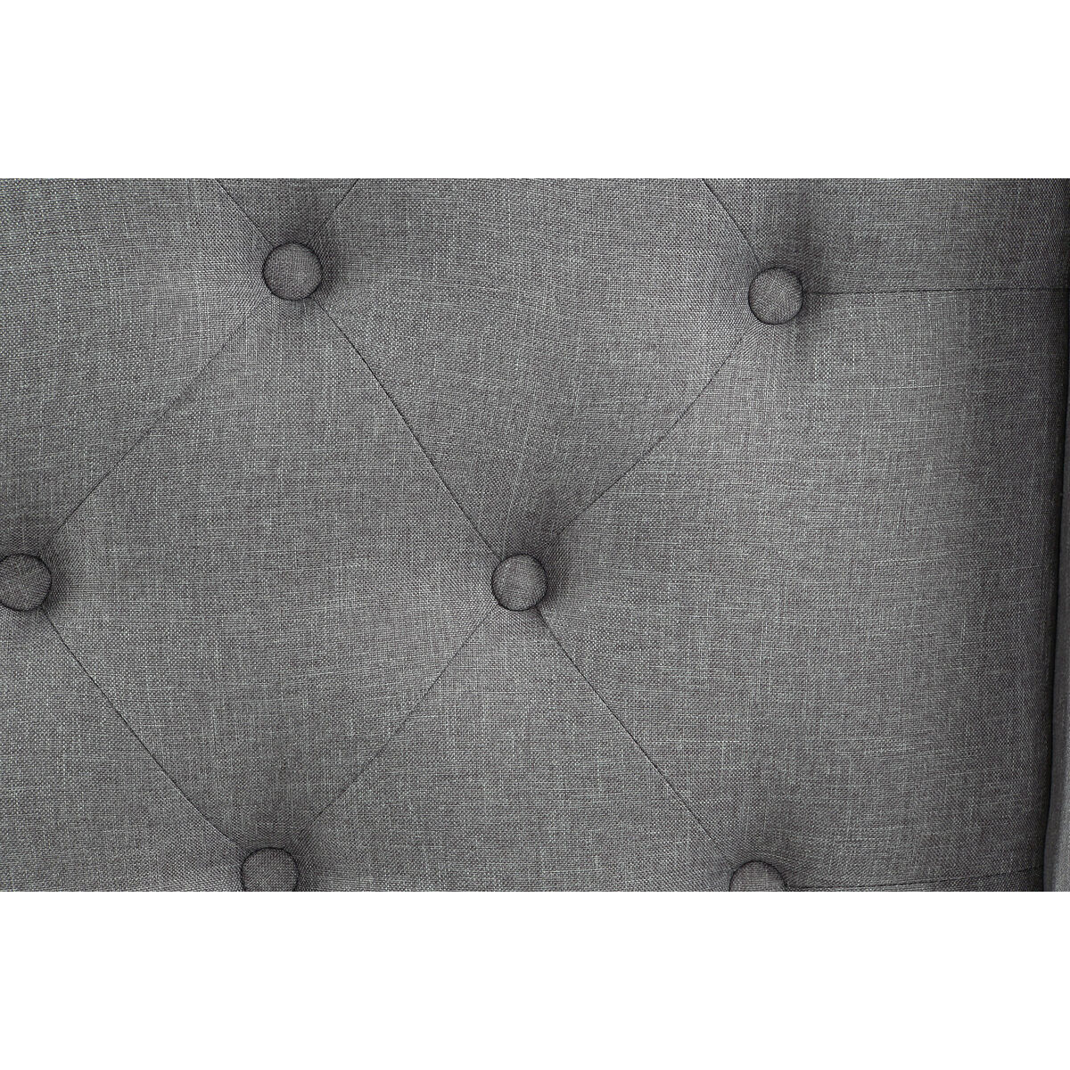 Sänggavel DKD Home Decor Grå Plast 194 x 20 x 170 cm - 6