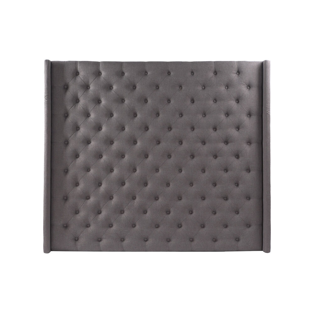 Sänggavel DKD Home Decor Grå Plast 194 x 20 x 170 cm