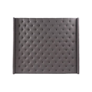 Sänggavel DKD Home Decor Grå Plast 194 x 20 x 170 cm