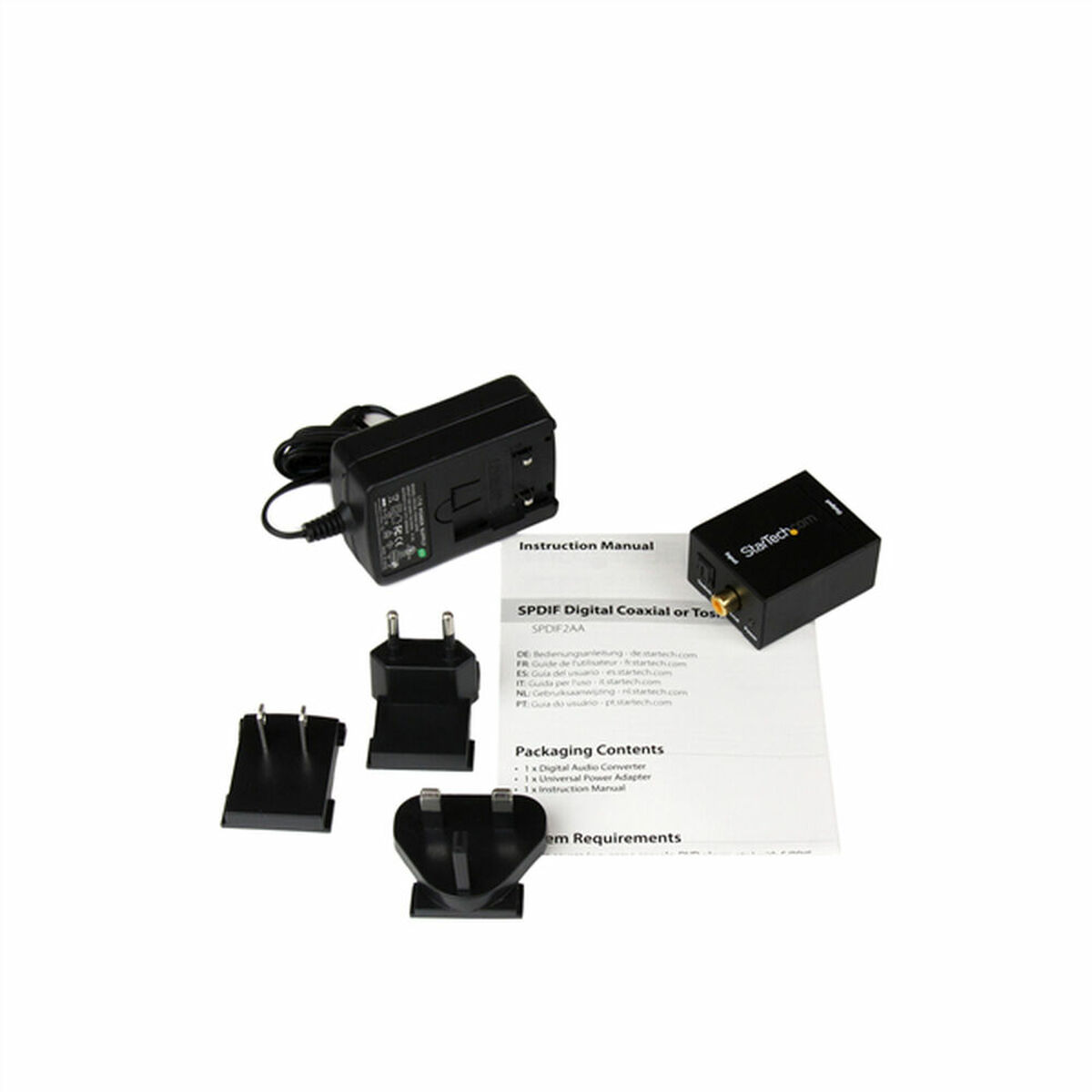 Konverterare/adapter Startech UNIRAILS2U Audio Svart - 6
