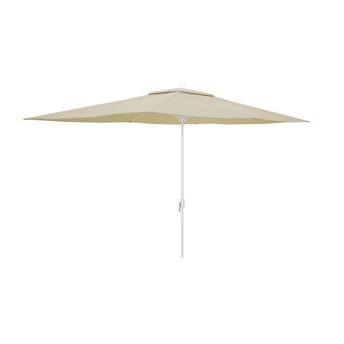 Marbueno Parasoll Stål 6 Spjälor D200x300 cm Polyester Beige Trädgård, Pool och Terrass 10192 - 2