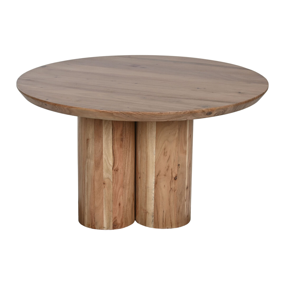 Soffbord Home ESPRIT Brun Naturell Akaciaträ 80 x 80 x 45 cm - 5