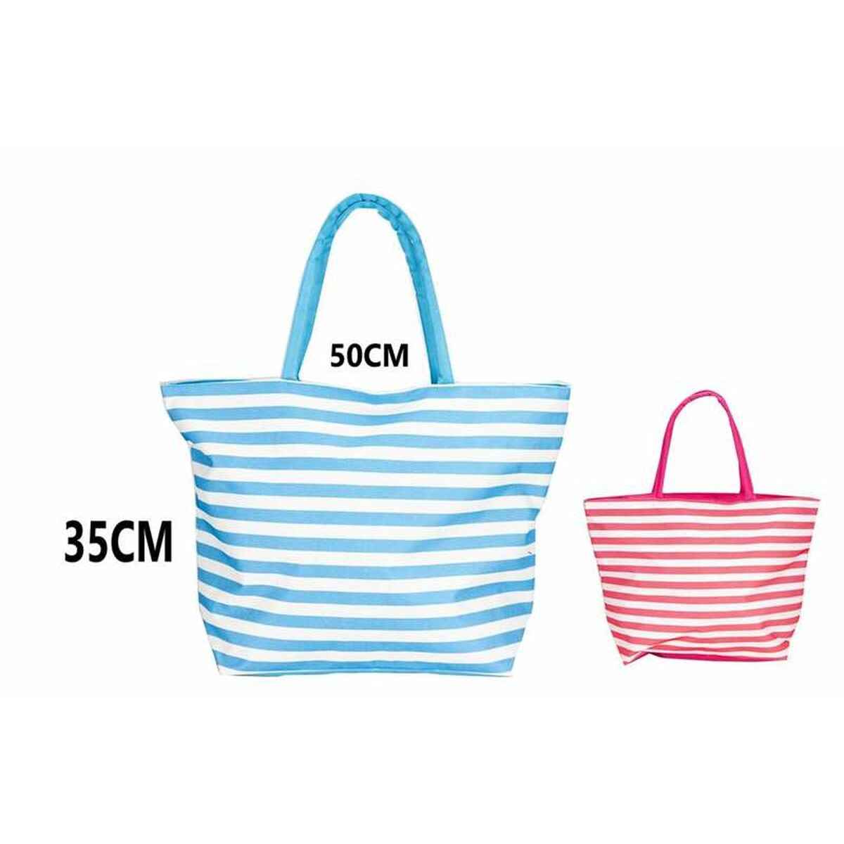 Strandväska Bismark Blå Rosa Oxford 50 x 16 x 35 cm - 3