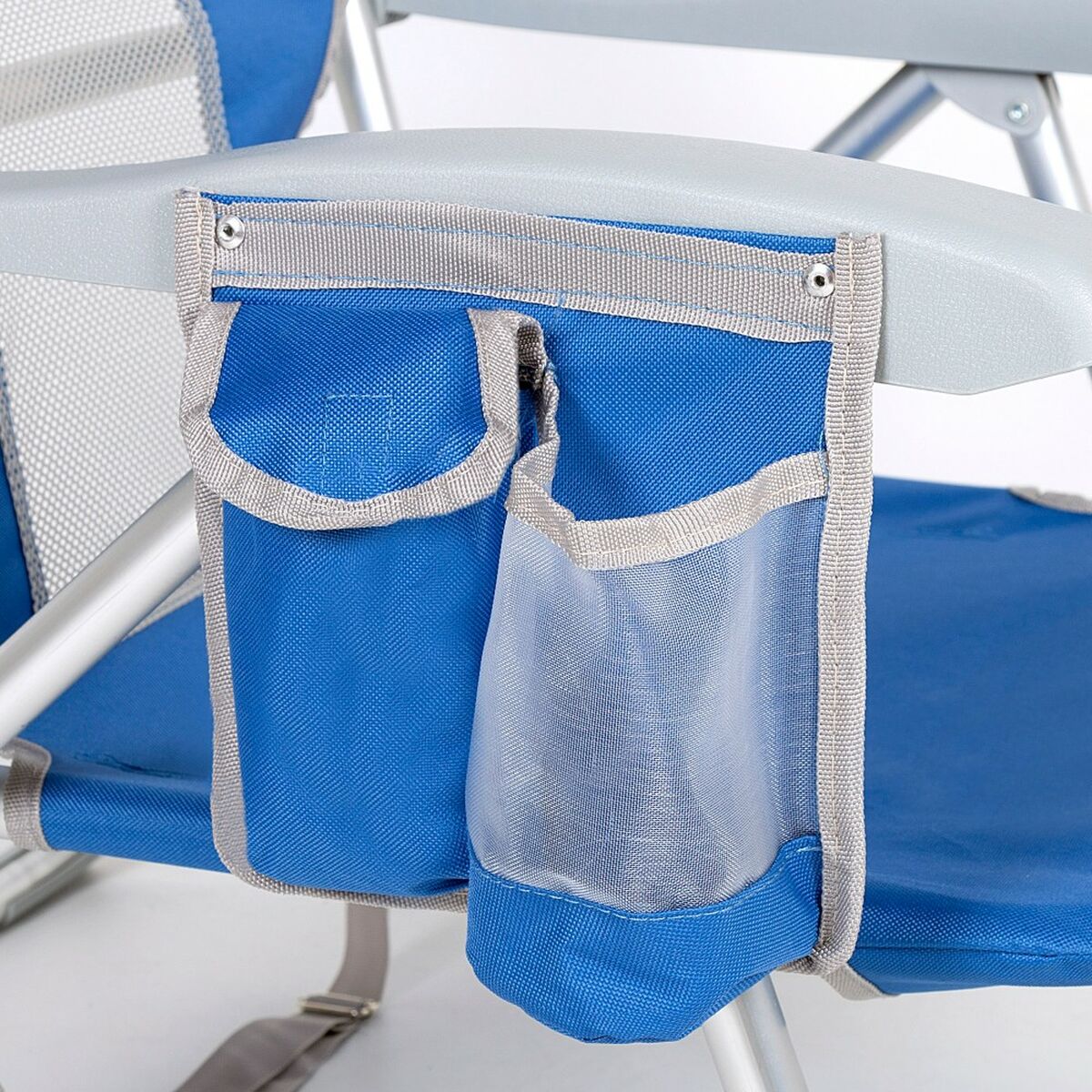 Strandstol Aktive Blå Vit 49 x 78 x 56 cm (2 antal) - 6